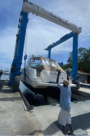 a man riding on the back of a truck